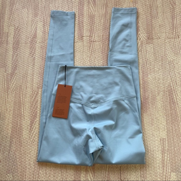 NWT GIRLFRIEND COLLECTIVE x Net-a-Porter Compressive High-Rise Leggings, Dew, XS - Picture 8 of 11